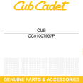 thumbnail image 5 of CUB CADET 01007937P V Belt B Sec X 124.0 Tank S S7237 S7232 M72 LP LC KW GN33 GN, 5 of 8