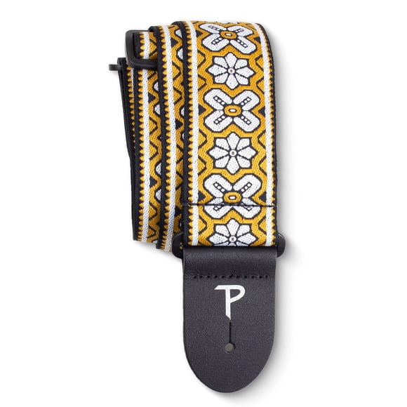 Perri&acirc;s Leathers Ltd. - Guitar Strap - Nylon - Jacquard - Regal Flower- Adjustable - For Acoustic/Bass/Electric Guitars - Ma