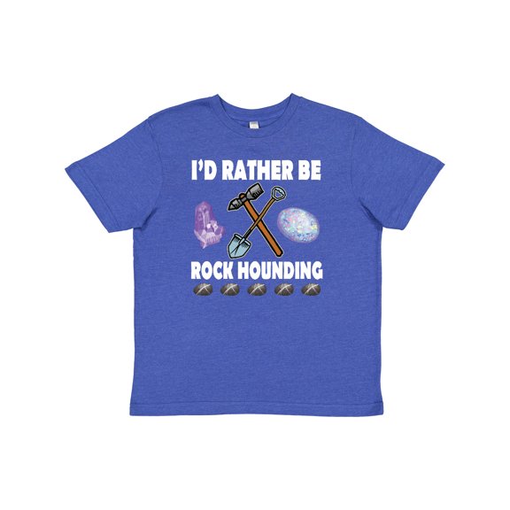 Inktastic Rock Hounding Rock Collector Youth T-Shirt