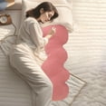 thumbnail image 1 of Ftwytp Pregnancy Body Pillow with Abdomen Back Hips Support, Soft Cotton Maternity Pillow for Sleeping & Posture Relief, Multi-functional Home Decor & Gift for Pregnant Women, 1 of 6