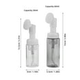 thumbnail image 2 of ADDHAT 3Pcs Empty Lotion Bottles Foaming Soap Dispenser Round Shape for Facial, 2 of 8