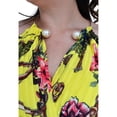 thumbnail image 4 of Vestido plisado con gargantilla Roman Fashion 51480 Amarillo Talla Extra, 4 of 6