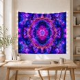 thumbnail image 5 of Kaleidoscopic Mandala in Cosmic Nebula, Mystical Psychedelic Art for Space Lovers, Celestial Home Decor Housewarming Gift Tapestry Wall Hanging for Meditation Room, Living Room and Dorm, 5 of 7