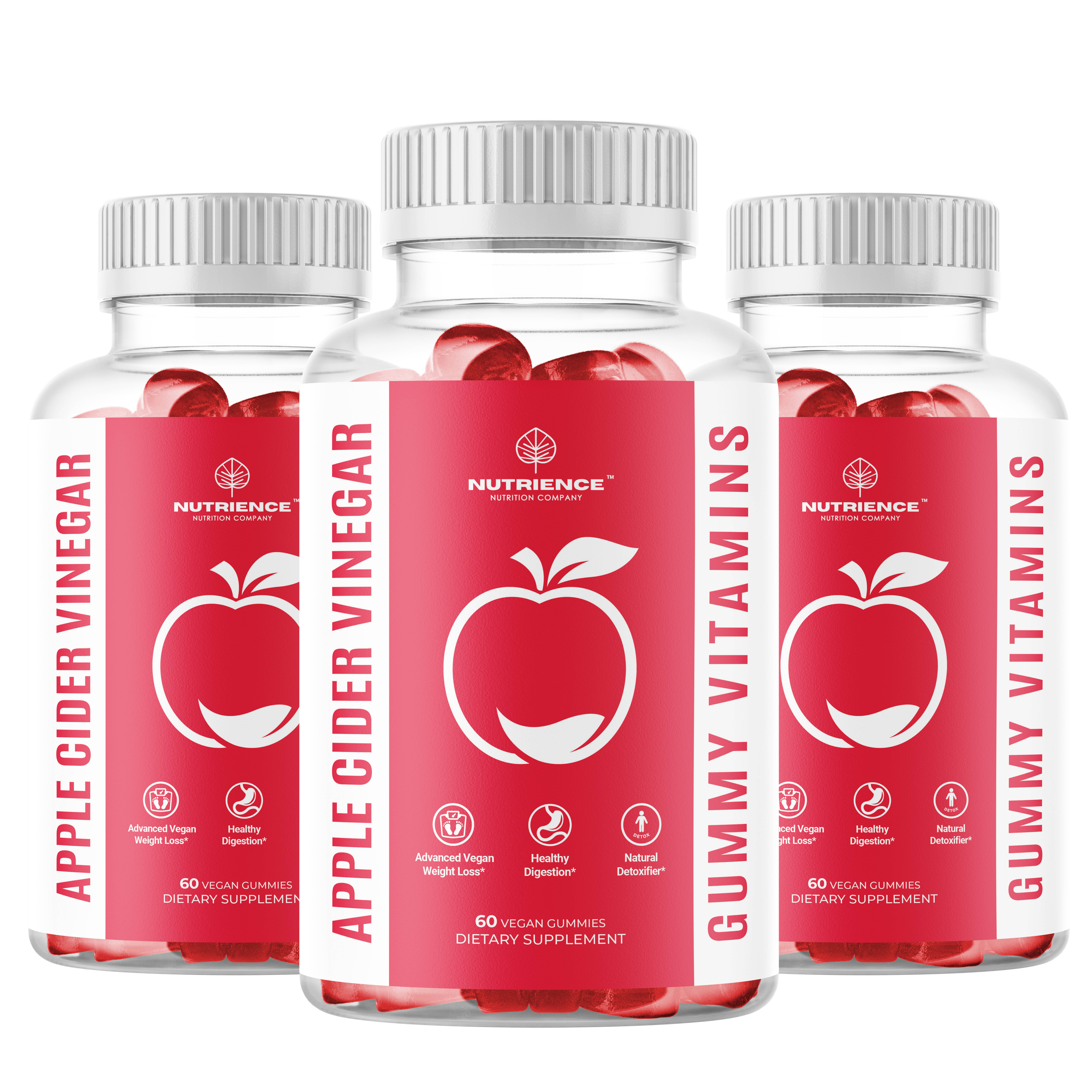 Potent Apple Cider Vinegar Gummies with Mother (1000mg) for Natural