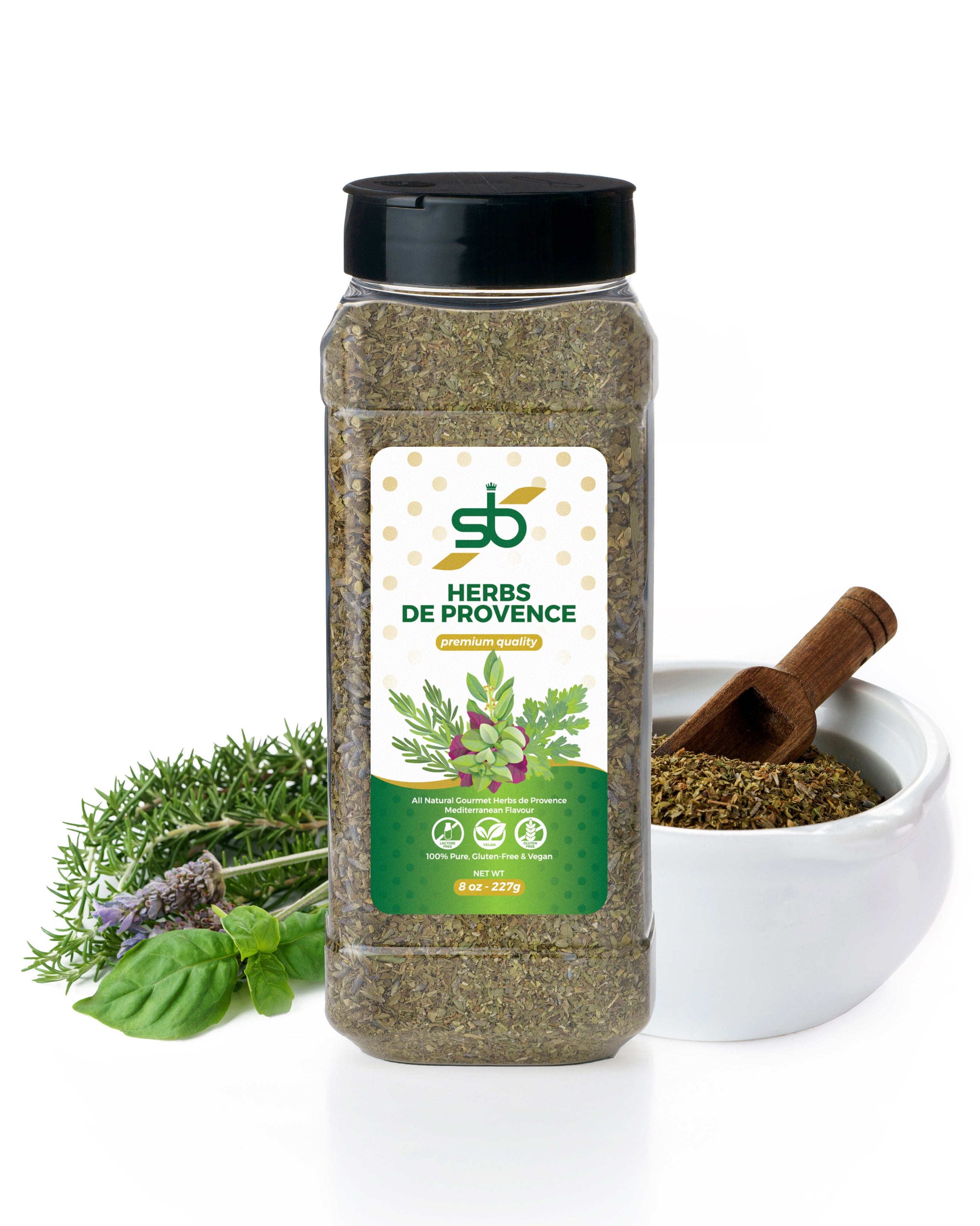 SB SPICES Herbes De Provence Seasoning Blend Product Net Content