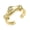 C, variant on Gold Silver Interlockings Hug Rings Flexible Sizing Comfort Fit Alloy Fashion Accessory For Gifts And Dating
