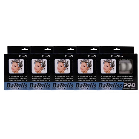 5x Clips BaBylissPRO pour Rouleaux BABPC10
