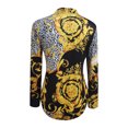 thumbnail image 5 of Mono informal de otoño e invierno para mujer, mono estampado de manga larga con cuello levantado y cremallera Fridja  fhjkhfk461687, 5 of 5