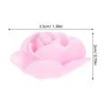 thumbnail image 2 of LOLIPPYY Pink Foam Artificial Flowers Head for Bridal Hair Clips and Wedding Accessories 500Pcs, 2 of 8
