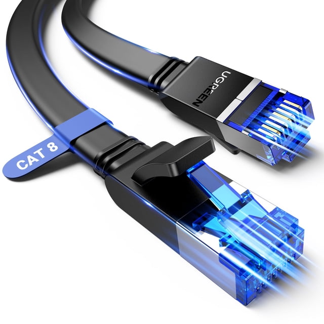 Cable Ethernet UGREEN Cat 8 de 25 pies, 40 Gbps, 2000 Mhz, alta velocidad
