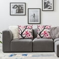 thumbnail image 3 of Acheng Cherry Blossom Pillow Covers Spring Pink Flower Throw Pillow Covers Japanese Cherry Decorative Outdoor Pillow Cases Cushion Covers for Couch Sofa Bedroom Home Decor (Pack of 2) White, 3 of 6