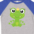 thumbnail image 4 of Inktastic Cute Frog, Green Frog, Frog Princess, Crown Girls Toddler T-Shirt, 4 of 5