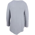 thumbnail image 2 of Alfani Womens Swing Knit Sweater, Grey, Large, 2 of 2