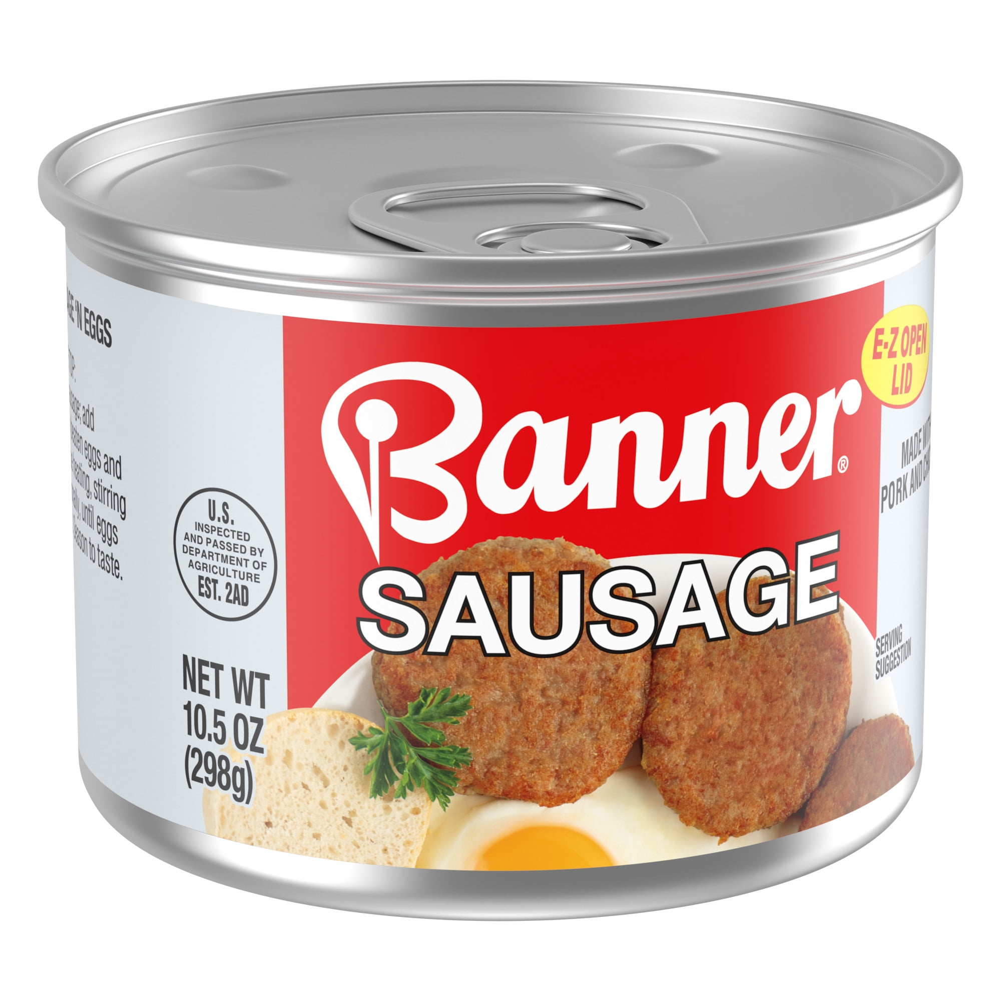Banner Sausage, Canned Sausage, 10.5 oz.