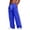 AB03_Blue, variant on Baggy Track Pants for Men Quick Dry Open Bottom Joggers Wide Leg Trousers Elastic Waist Y2K Pants with Pockets Gray M