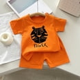 thumbnail image 6 of Edvintorg Boys Summer Outfits Cute Printed Lightweight Crew Neck Short Sleeve Casual Shirt and Short Kids Clothes Boys Size 0-8, 6 of 6