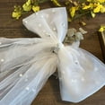 thumbnail image 6 of Pearl White Bow Barrettes Elegant Bridal Hair Clips Hair Accessories For Women Girls Wedding Party, 6 of 8