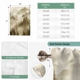thumbnail image 6 of Brown Mountain Balloon Curtains for Bedroom/Front Door/Bathroom, Misty Forest Nature Woodland Pine Tree Landscape Tie Up Curtains 63 Inch Length Kitchen Curtains Shades for Windows 46"x63", 6 of 8