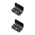 thumbnail image 1 of Tholdsy F9-9 Pantalla LED Smart Touch Auriculares inalámbricos Bluetooth 5.0 Auriculares estéreo deportivos a prueba de agua Negro 2piezas, 1 of 5