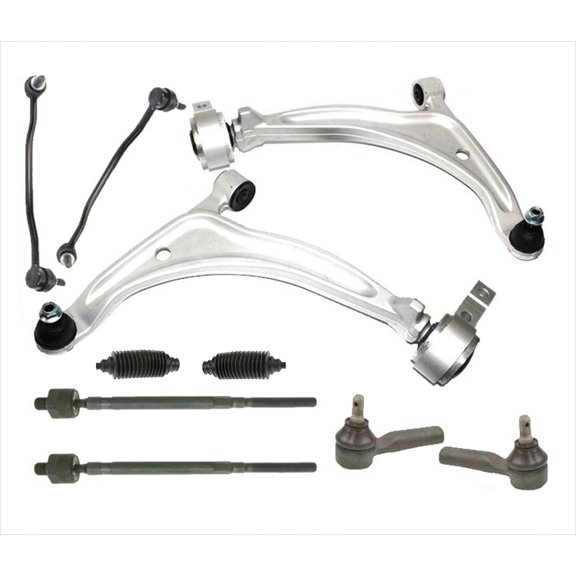 Front Lower Control Arm W/ Ball Joints Tie Rods Links for Nissan Altima 02-06