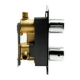 thumbnail image 6 of ALFI brand AB3809-PC Polished Chrome Round Knob 1 Way Thermostatic Shower Mixer, 6 of 9