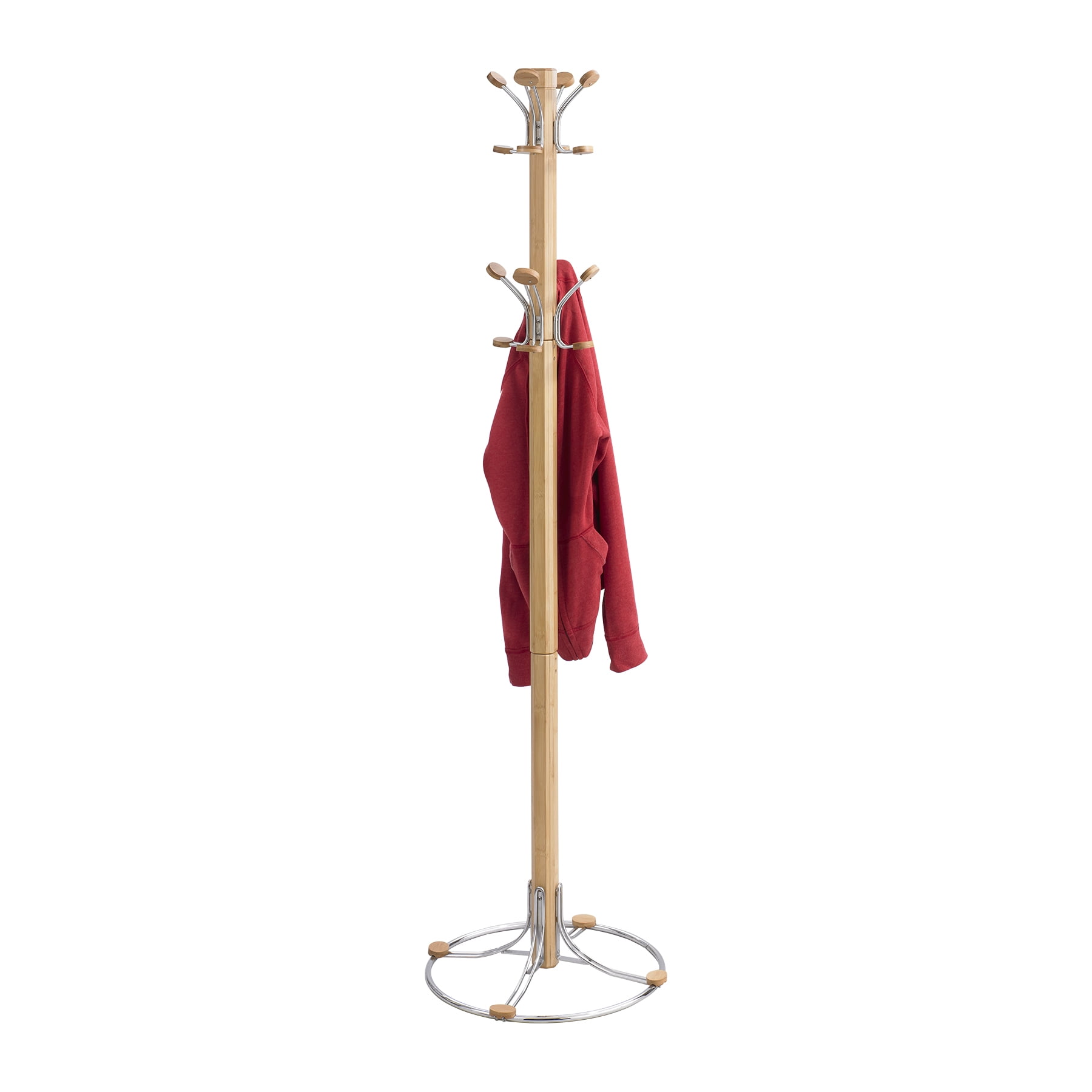 Safco 4611NA Coat Racks Bamboo Coat Rack