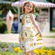 thumbnail image 5 of Fotbe Farm Bee Cute Honey Vestido de Dormir para Niñas de 3 a 10 Años, Mangas Cortas, Estilo Princesa, Pijama Camisón con Mangas Voladas-Medium, 5 of 6