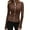 Chocolate, variant on Women Golden Full Zip Up Workout Cropped Jackets Lightweight Athletic Yoga Tops