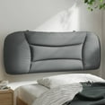 thumbnail image 1 of vidaXL Coussin de Tête de Lit Gris Clair 100 cm Tissu, 1 of 5