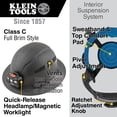 thumbnail image 2 of Gorro duro Klein Tools 60347, ventilado, ala completa, clase C, KARBN, 2 of 9
