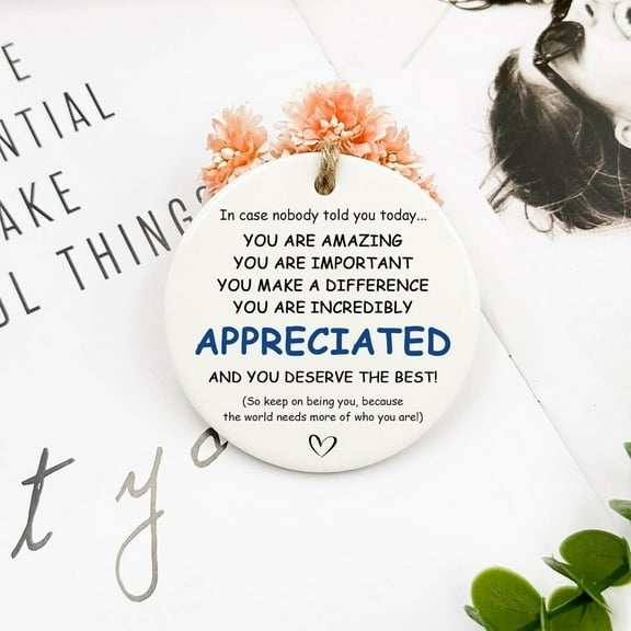 You Are Incredibly Appreciated Ornament, Affirmation Gift, Office Thank You Keepsake, Appreciation Gift