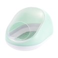 thumbnail image 5 of Vaveren Hamster Sand Bath Container Hamster Cage Clear for Hedgehog Chinchilla green and white, 5 of 7