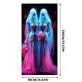 thumbnail image 3 of HOZVOMI Halloween Door Cover Decoration for Festive Holiday Decor, Easy Installation Tapestry for Halloween Parties and Winter Celebrations, 3 of 7