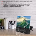thumbnail image 4 of 10 Inch Screen Magnifier, ABS Shell With  Speaker Function Phone , Mobile Phone Screen Magnifier For Indoor Camping Black, 4 of 8