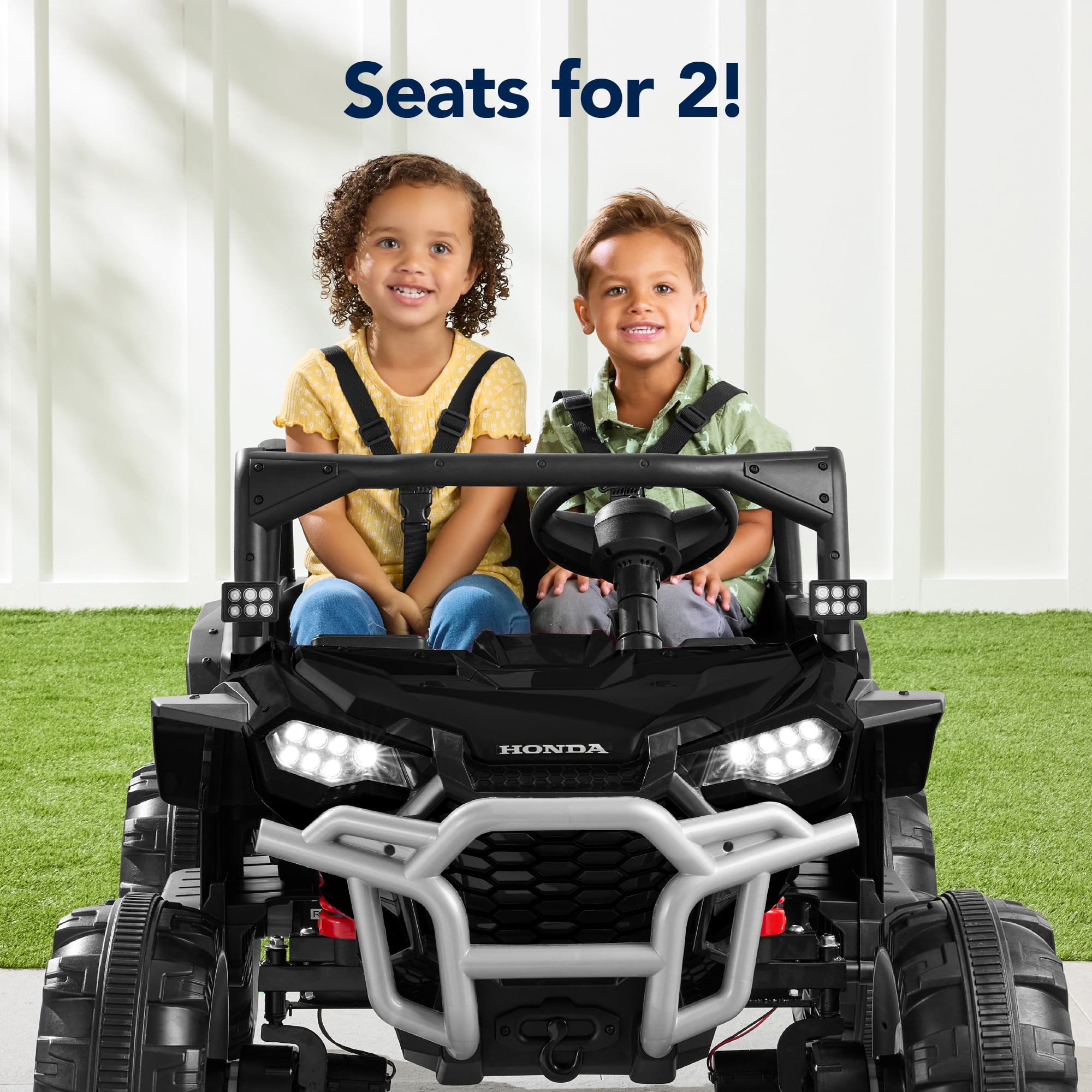 Best Choice Products Kids 24V Electric Ride-On UTV, Officially Licensed Honda Talon w/ Remote, LED Lights - Black