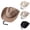 A, variant on LSQii Summer Sun Hat for Women Men Wide Brim Straw West Cowboy Cap UV Protection Cowgirl Hat with Adjustable Strap Sunshade Beige for Vacation Travel Beach