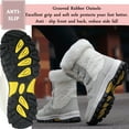 thumbnail image 4 of Tanleewa Waterproof Womens Snow Boots Mid-Calf Winter Boots 8 Female, 4 of 9