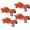 Orange, variant on Telyswee Car Dolly Wheel 4PCS 6000lb Steel Tire Dolly Heavy Duty Skate Auto Repair Dolly Each for 1500lb