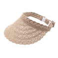 thumbnail image 2 of Cheers.US  Sun Visor Hat Women, Lace Big Brim Adjustable Summer Beach Hats Wide Brim Outdoor Camping Hiking, 2 of 10