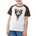 thumbnail image 3 of RXIRUCGD 2025 Vêtements d'Été pour Enfants Tout-Petits Garçons Filles Mode Mignon Col Rond Imprimé Manches Courtes Haut, 3 of 7