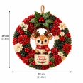 thumbnail image 2 of 3D Fabric Poke Wreath DIY Kit, Reindeer Wreath Making Kit for Beginner Crafters with Clear Guide, Easy Punch Needle Project for Holiday Craft Night and Handmade Gifting, 2 of 7