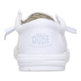 thumbnail image 7 of HEYDUDE Men Wally Stretch Canvas Slip-On Moccasins White/White, 11, 7 of 7