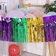 thumbnail image 2 of Nvzi Paquete de 5 pancartas con flecos de aluminio para colgar como telón de fondo para baby shower,decoración de fondo, 118 pulgadas (largo) x 11,8 pulgadas (ancho), dorado claro, 2 of 3