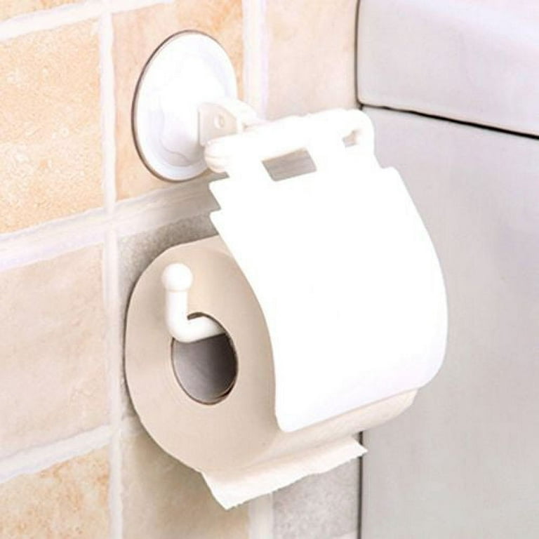 Yaoping Paper Towel Holder Creative Bathroom Suction Cup Toilet Box  Bathroom Seamless Paper Towel Rack Toilet Paper Roll