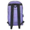 thumbnail image 7 of Deluxe See Through Mesh Multipocket Bungee Cord Backpack for School, Work, Sports, Gym, Travel, Recreation & Commuting in Lavender, 7 of 7