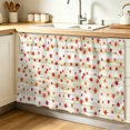 thumbnail image 2 of Rustic Botanical Pantry Cabinet Curtains 28''x51'', Fall Maple Leaves Farmhouse Wood Beige Sink Skirt for Bathroom Kitchen Tall Utility Cabinet, Laundry Privacy Drape Waterproof Dishwasher Curtains, 2 of 9