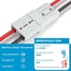 thumbnail image 3 of Conector de Conexión/Desconexión Rápida de Batería de 50 A, Kit de Conector de 600 V de Calibre 6-12 para Automóviles, 4 Piezas, 3 of 5