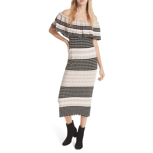 Free People Vestido fuera de servicio para mujer, con hombros descubiertos, rosa, grande