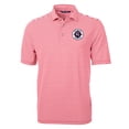 thumbnail image 2 of Men's-Cutter & Buck  Red New England Revolution Big & Tall Virtue Eco Pique Stripe Recycled Polo, 2 of 3