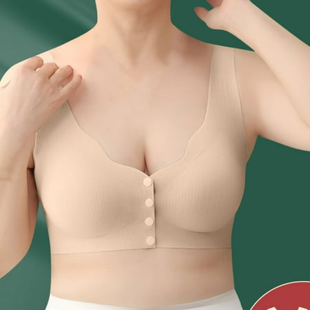 Comfortable Wireless Women s Maternity Nursing Bra for Sleeping  Large Size  Everyday Use  Soft Fabric